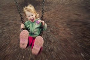 Kid on a Swing